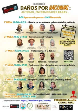 Daños por Vacunas: Autismo y Enfermedades Raras - Congreso
